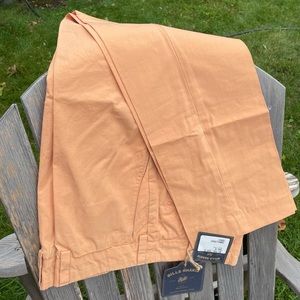 🎃Bills Khakis Tropical Poplin Pant Flat front - Size 30x32 Color: Papaya M3